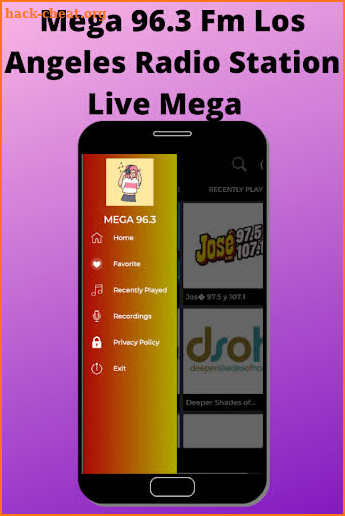 Mega 96.3 Fm Los Angeles Radio Station Live Mega screenshot