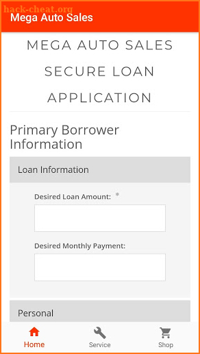 Mega Auto Sales screenshot
