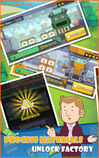 Mega Factory - idle game, money click, tap tycoon screenshot