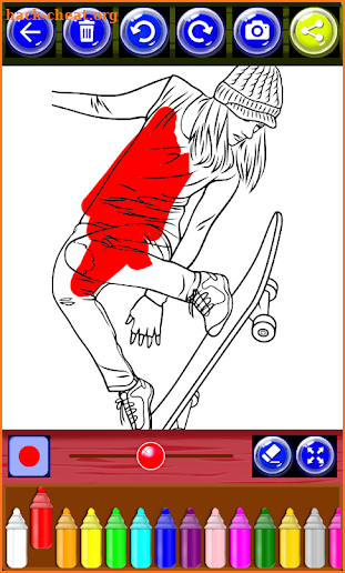 Mega Moto Ramp Coloring Pages screenshot