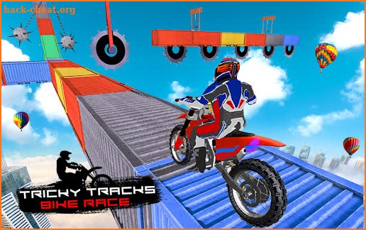 Mega Ramp Bike Impossible Stunt Race screenshot