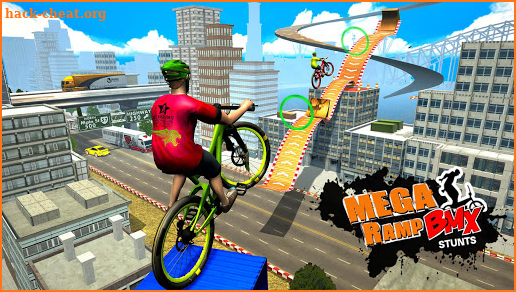 Mega Ramp BMX Racing Impossible Stunts screenshot