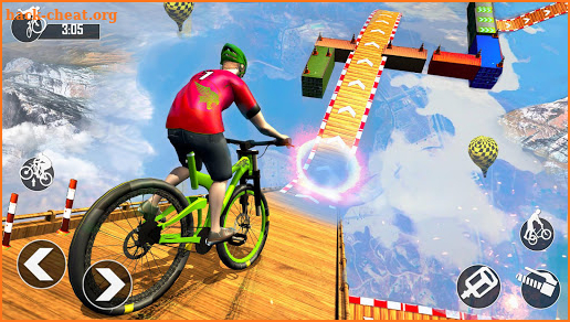 Mega Ramp BMX Racing Impossible Stunts screenshot