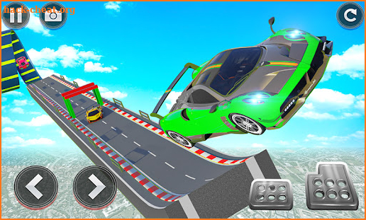 Mega Ramp Car Stunt Race Game screenshot