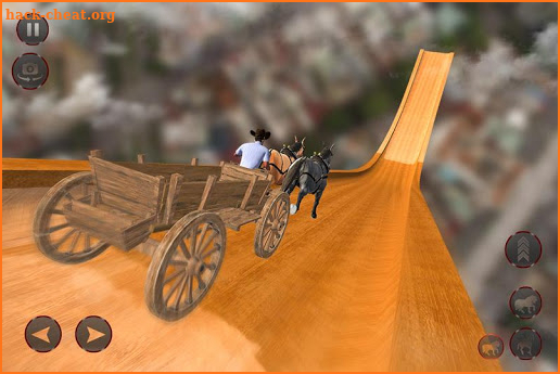 Mega Ramp Horse Cart Stunt Racing screenshot