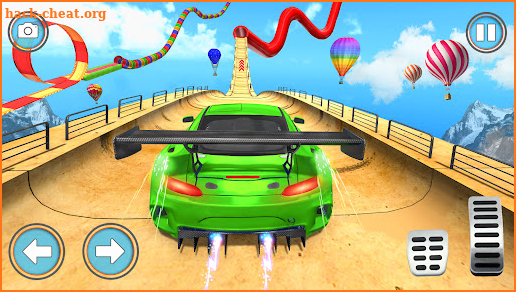 Mega Ramp Superhero car racing game: GT car stunts screenshot