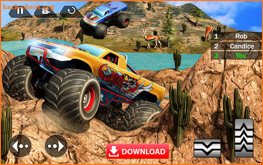 Mega Truck Race - Monster Truck Racing Game screenshot