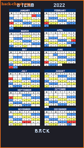 Mehoopany Swing Shift Calendar screenshot