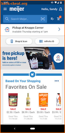 Meijer screenshot