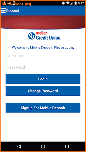 Meijer Credit Union screenshot