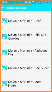 Melanie Martinez Songs screenshot