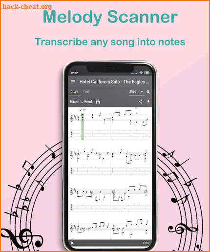 Melody Scanner - Audio to Sheet Music 🎹🎵 screenshot