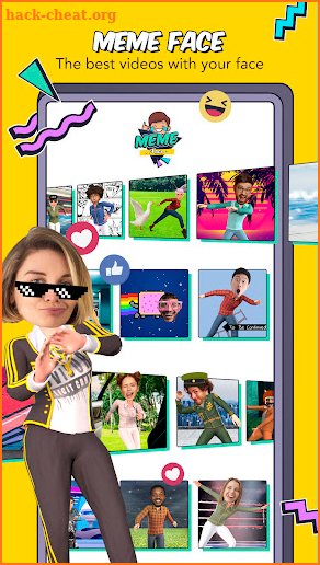 Meme Face – Gif Video Maker in 3D screenshot