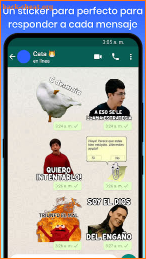 Memepedia sin internet - Stickers de memes para WA screenshot