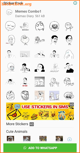 Memes Combo 1 - WAStickerapps screenshot