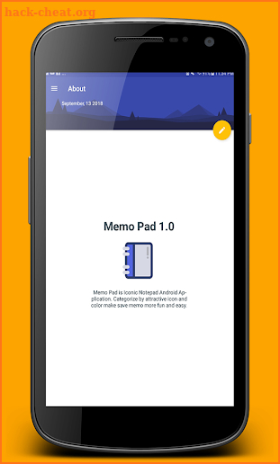 memo pad screenshot