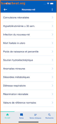 Mémo Périnatalité screenshot