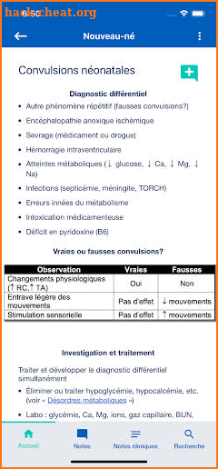 Mémo Périnatalité screenshot