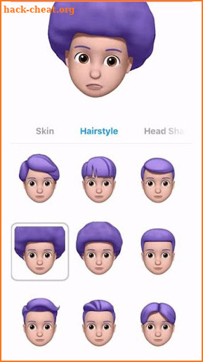 Memoji : Create an Animoji of yourself Hint screenshot