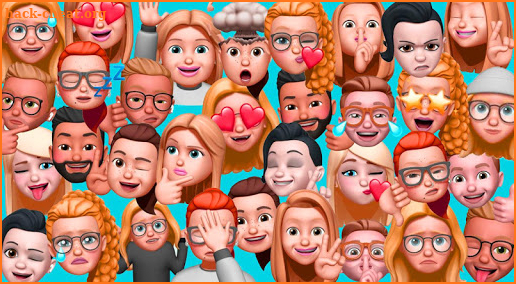 Memoji Emoji Wemoji Cute Sticker for WAStickerApps screenshot