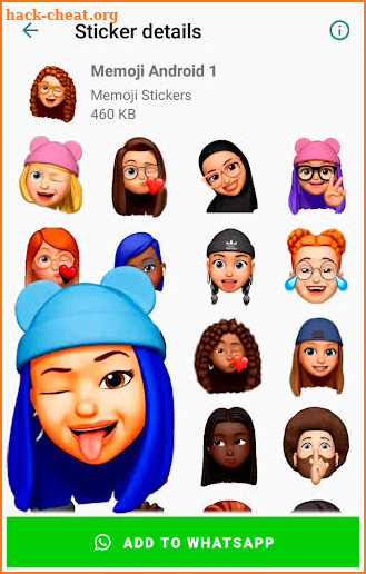 Memoji Stickers for Android WhatsApp WAStickerApps screenshot