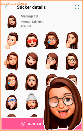 Memoji Stickers for WhatsApp - WAStickerApps screenshot