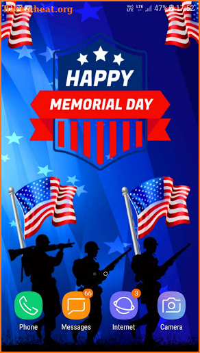 Memorial Day Live Wallpaper screenshot