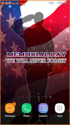 Memorial Day Live Wallpaper screenshot