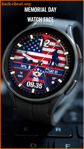 Memorial Day Watch Face screenshot