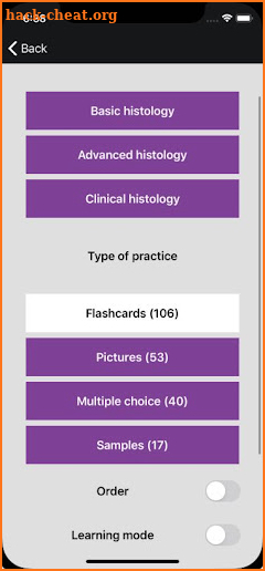 Memorix Histology QUIZ screenshot