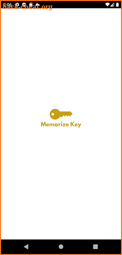 Memorize Key screenshot