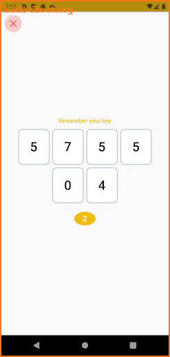 Memorize Key screenshot