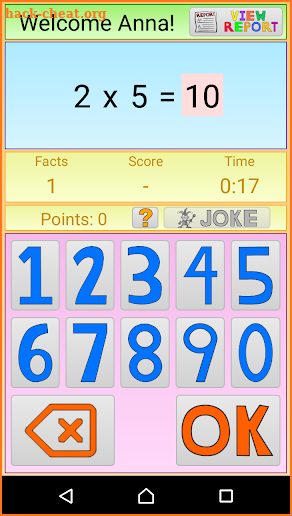 Memorize Times Tables (Ad Free) screenshot