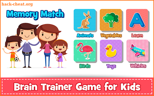 Memory Game for Kids : Animals, Preschool Learning screenshot