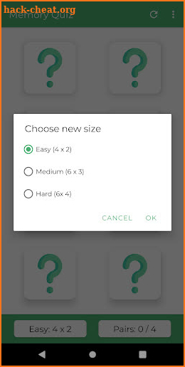 Memory Quiz screenshot