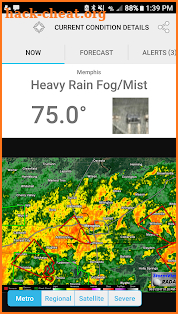 MemphisWeather.net screenshot