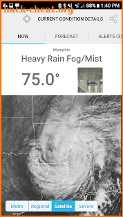 MemphisWeather.net screenshot