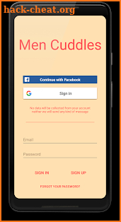 Men Cuddles - Find hunk men, chat and flirt. screenshot