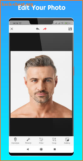 Men Hairstyle Photo Editor screenshot