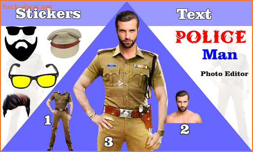 Men Police Suit Photo Editor 2020 screenshot