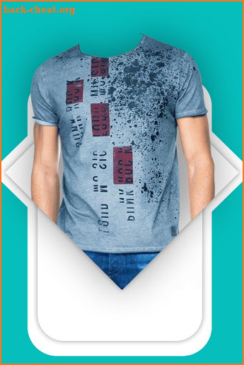 Men T-Shirt Designs Photo Montage screenshot