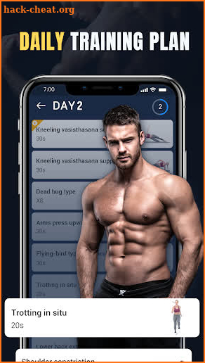 Men Workout - exercise at home screenshot