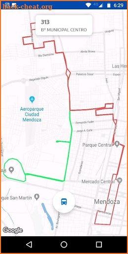 MendoTran Recorridos screenshot