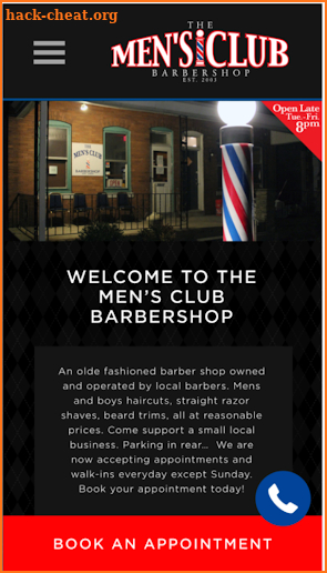 Men's Club Barber Shop screenshot