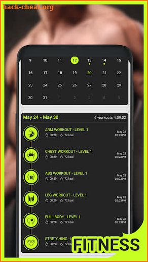 Men's Fitness Program screenshot