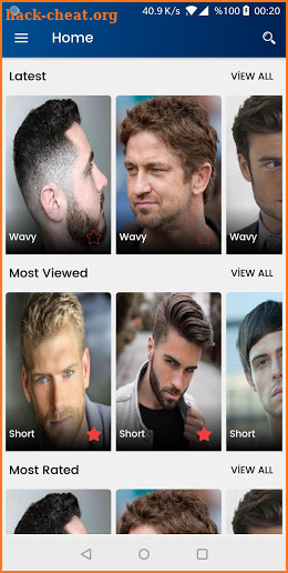 Men's Hairstyles 2019 screenshot