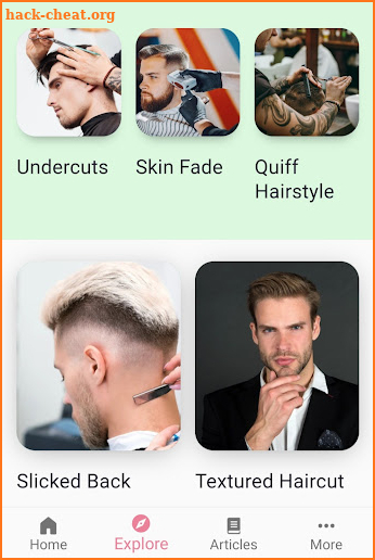 Mens Hairstyles And Haircuts screenshot