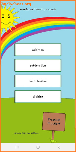 mental arithmetic - coach screenshot