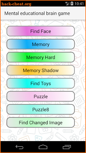 Mental Educational Brain Up Games screenshot