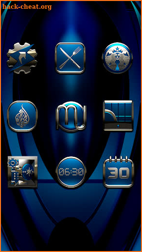 MENTALIST Blue Icon Pack screenshot